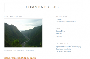 blog comment y lé